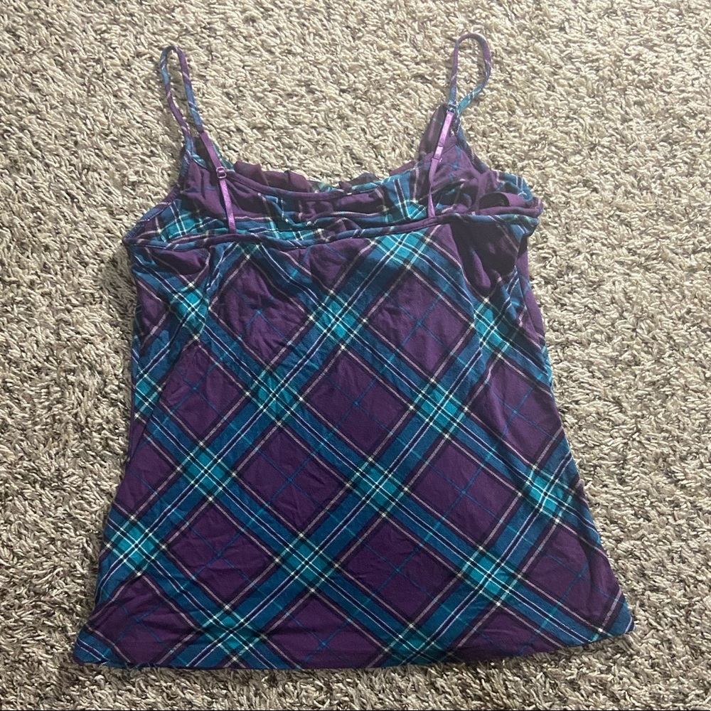 Purple Ruffle Tank Top 💜💙 - Picture 2 of 2